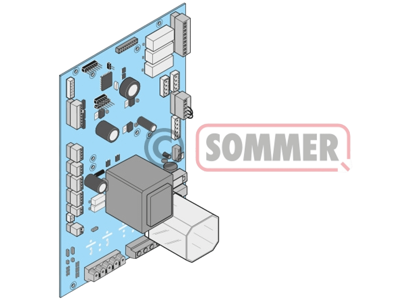 Sommer Ersatzplatine GIGAcontrol A R1 alte Version bis Bj. 2017