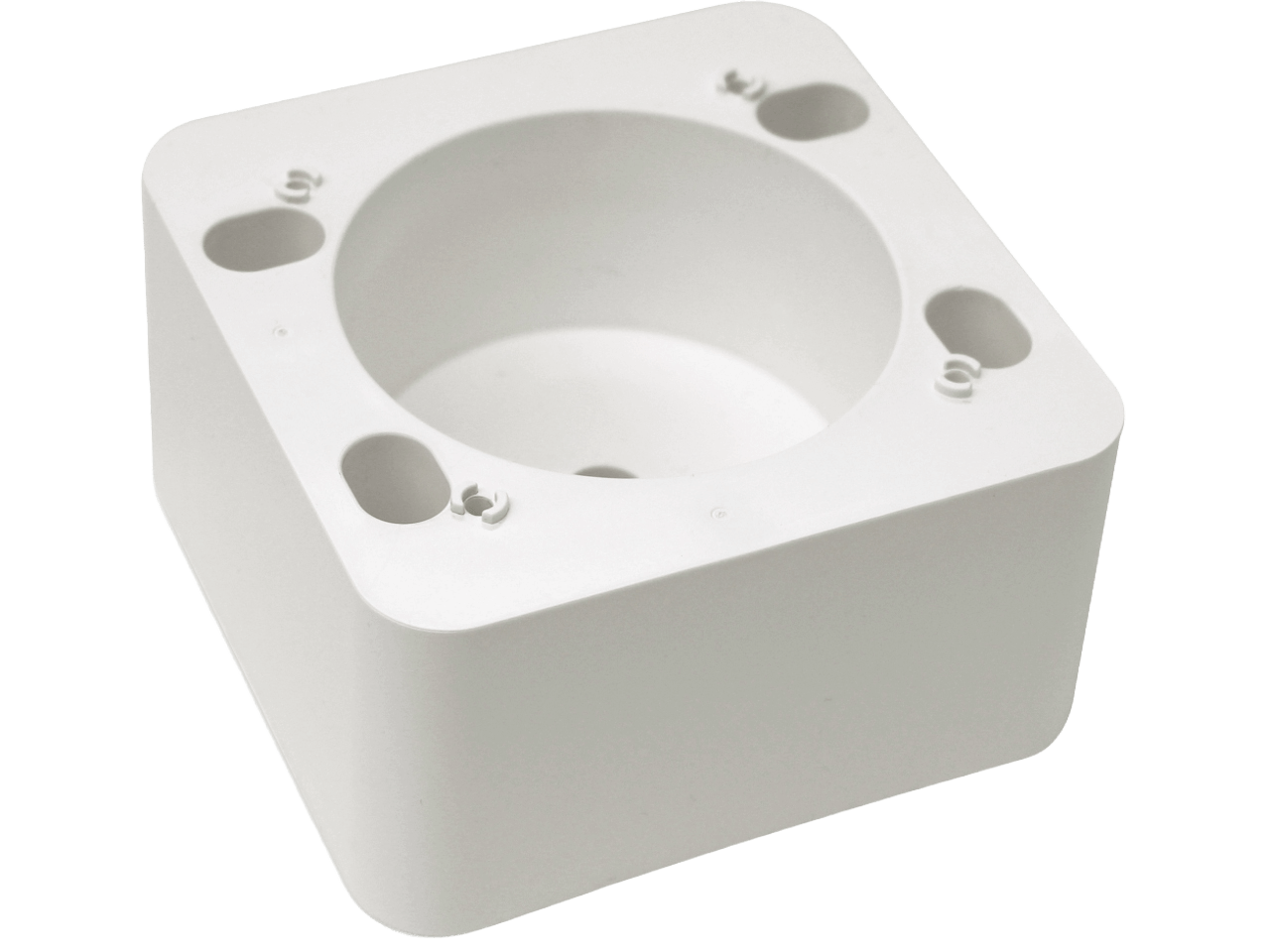 Bircher CleanSwitch wall-mount box white