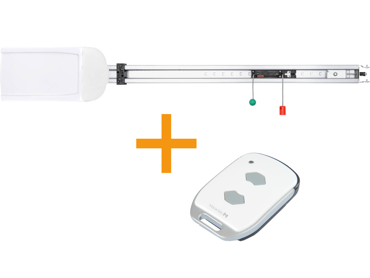 Marantec Comfort 260 speed bi-linked Garagentorantrieb mit Laufschiene