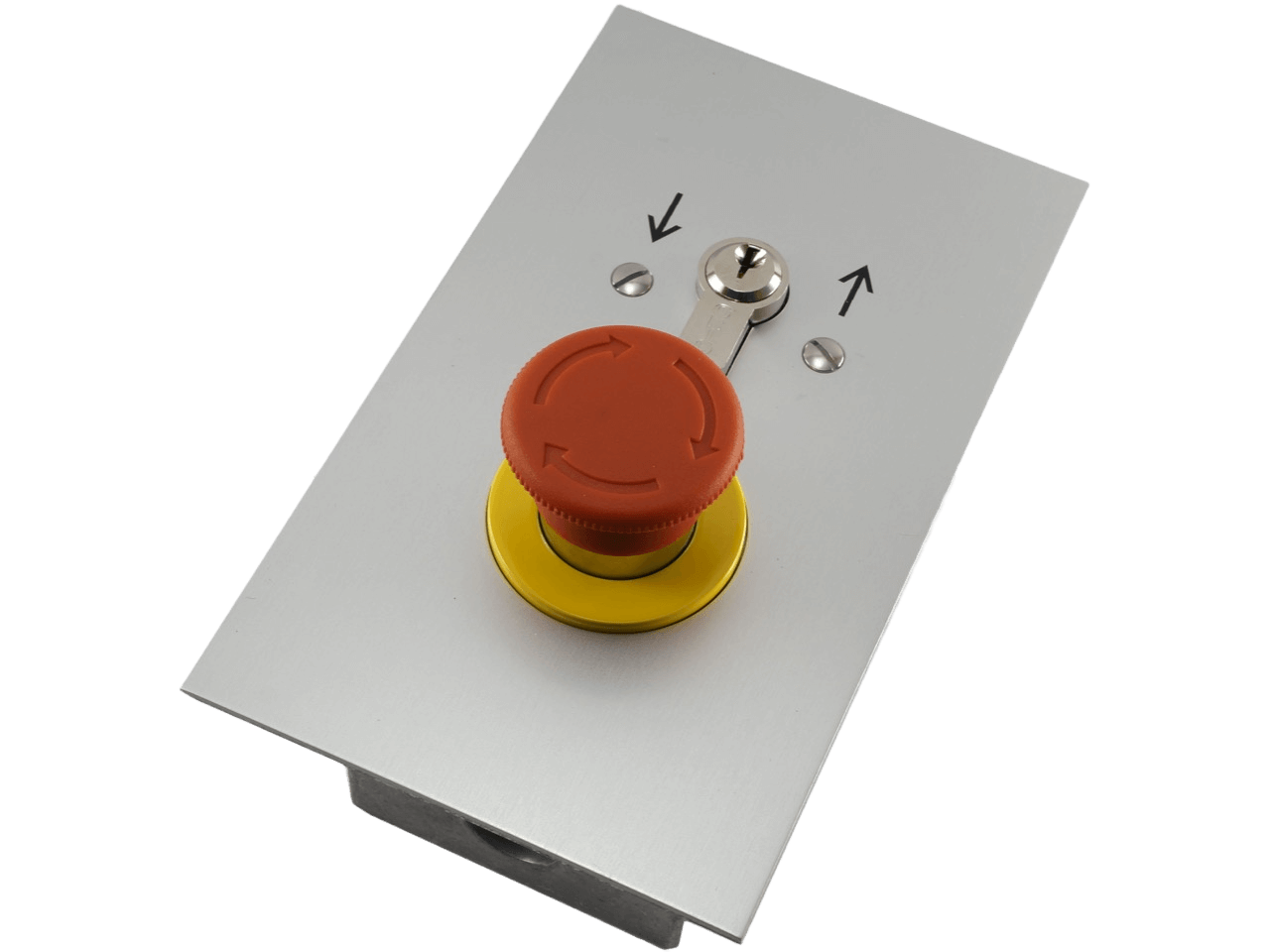 Orion UP 2-2T/S Key-Switch Flush-Mount 2-Direction with Emergency Stop