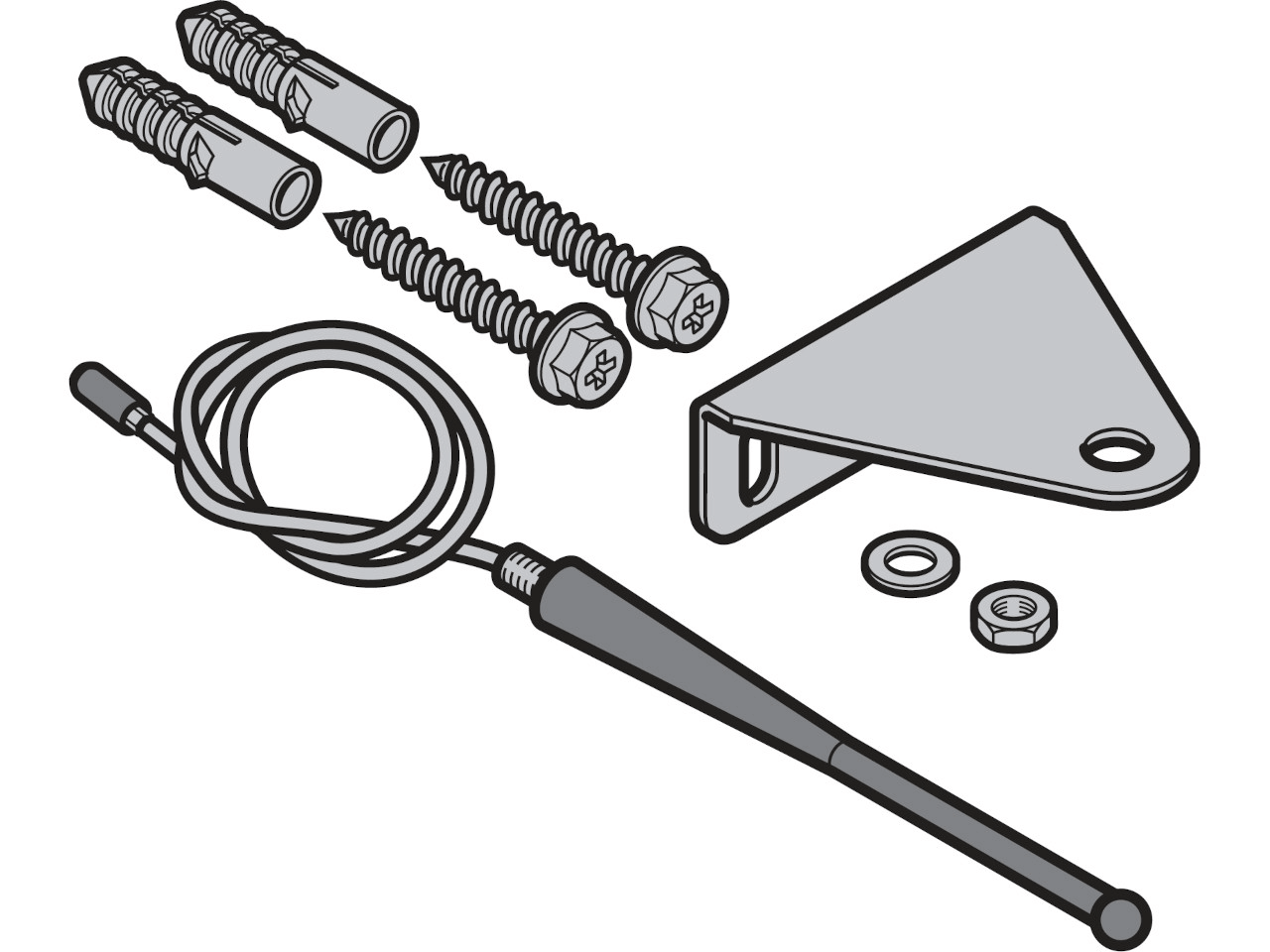 Hormann Radio antenna for signal amplification 868,3 MHz