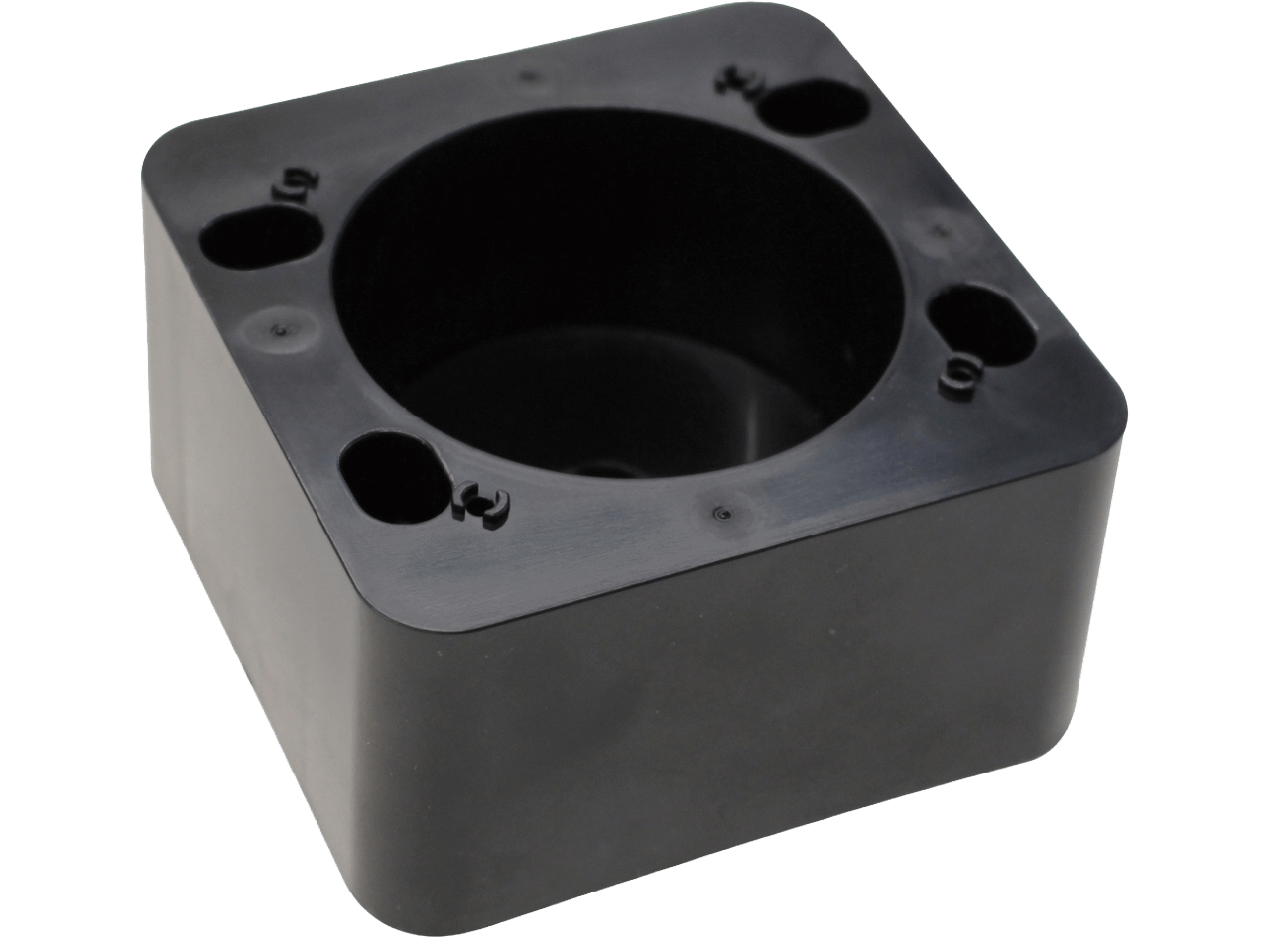 Bircher CleanSwitch wall-mount box black