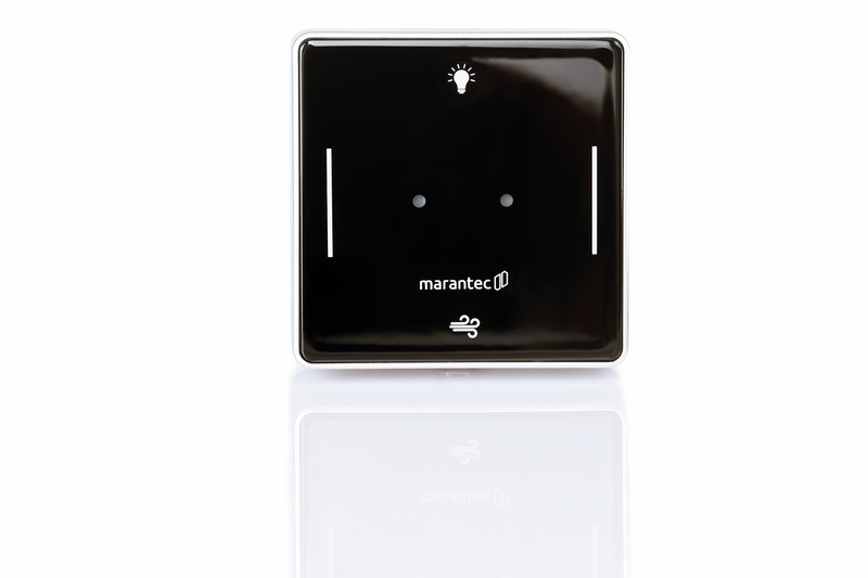 MFZ Marantec Ovitor Digital 540 4-Kanal Funk-Innendrucktaster, Licht EIN/AUS, Lüftungsfunktion, 868 MHz bi.linked