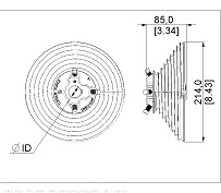 Canimex Torque Force TF D850-132 M216-3350 Vertical Lift Drums 1in Door Weight 386kg Door Height 3308mm right hand side