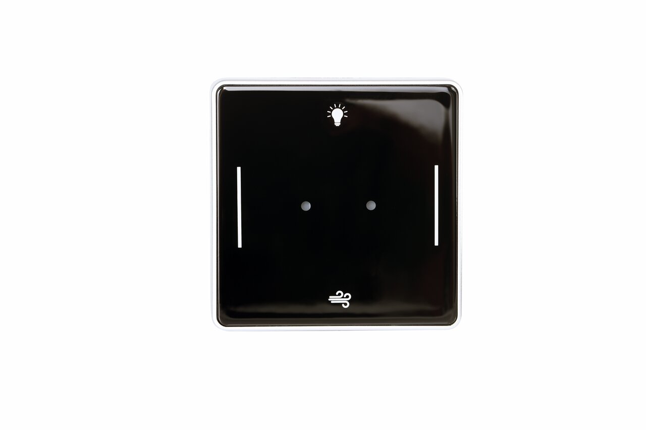 MFZ Marantec Ovitor Digital 540 4-Kanal Funk-Innendrucktaster, Licht EIN/AUS, Lüftungsfunktion, 868 MHz bi.linked