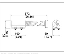 Bumper Spring 672mm