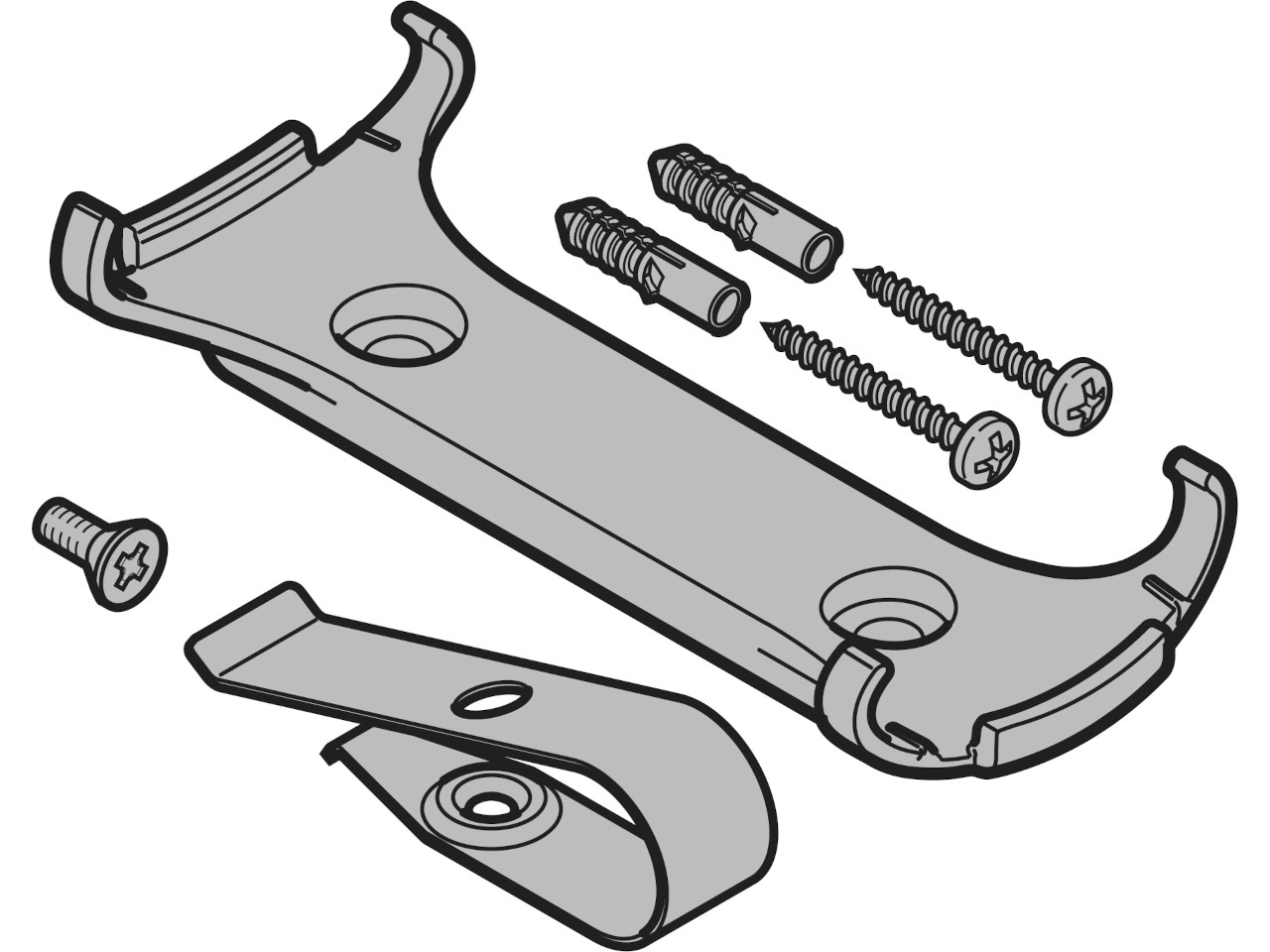 Hormann Radio Transmitter holder HS 1 BS & HS 4 BS