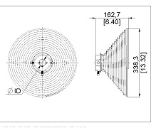 Canimex Torque Force TF D1350-336 M340-8500 Seiltrommel Senkrechtläufer 1,25in Torgewicht 1000kg Torhöhe 8401mm Paar