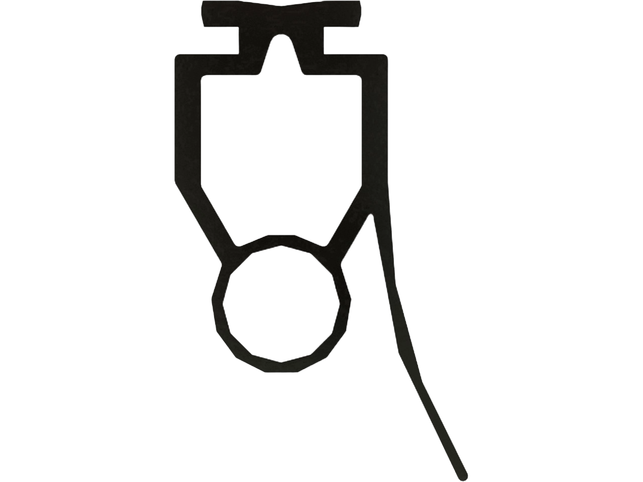 FRABA VITECTOR OSE-P 20 40 01 Gummiprofil 1-seitige Dichtlippe Rolle 5m