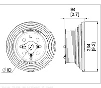 Canimex Torque Force TF D575-120 M146-3050 High Lift Drums 1in Door Weight 454kg Door Height HL 2996mm right hand side