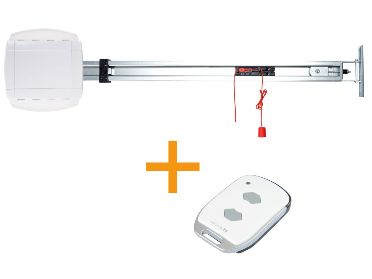 Marantec Comfort 370 bi-linked Garagentorantrieb mit Laufschiene