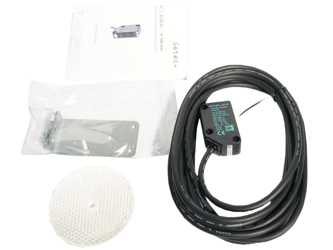 Reflektionslichtschranke Allspannung Reichweite 9m