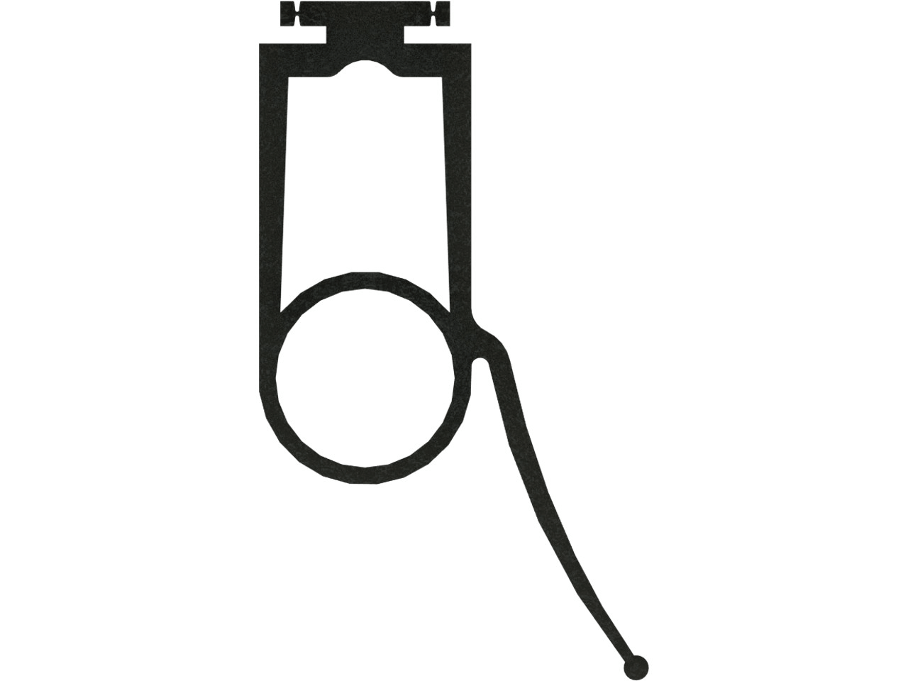 FRABA VITECTOR OSE-P 25 75 00 Gummiprofil 1-seitige Dichtlippe Rolle 10m