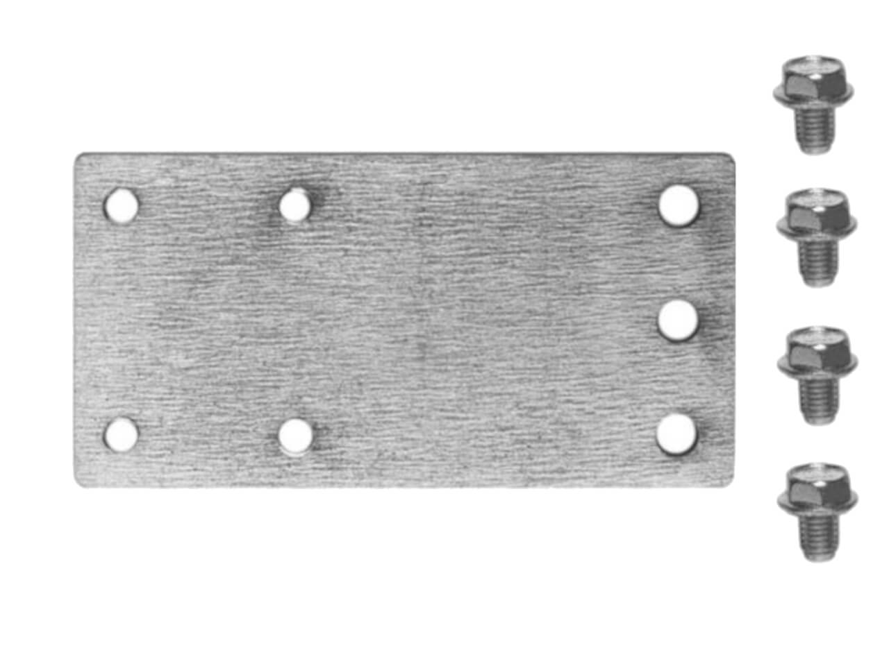 Marantec Special 506 Montageblech bei Torflügeln mit schmalem Rahmen