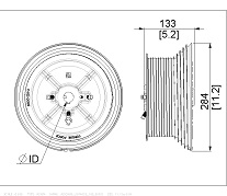Canimex Torque Force TF D800-120 M203-3050 Seiltrommel Hebungsbeschlag 1in Torgewicht 1000kg Torhöhe HL 3028mm rechts