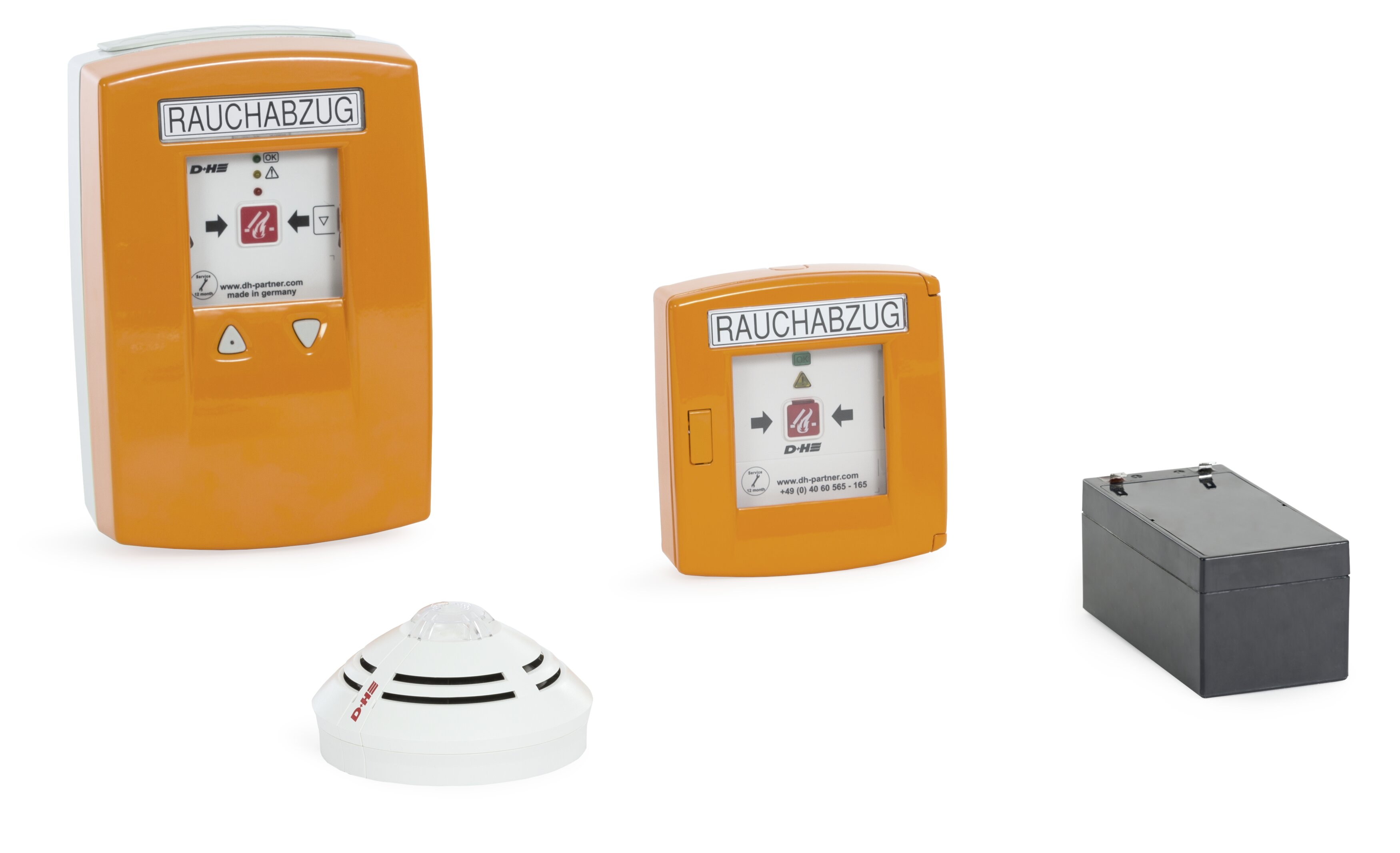 D+H RZN 4503-T Set RWA-Tasterzentrale 3 A orange